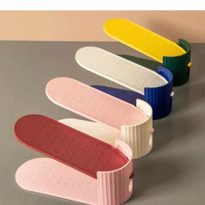 Jual (Allthebest) Shoe Rack Space Saver Home Organizer Rak Sepatu ...