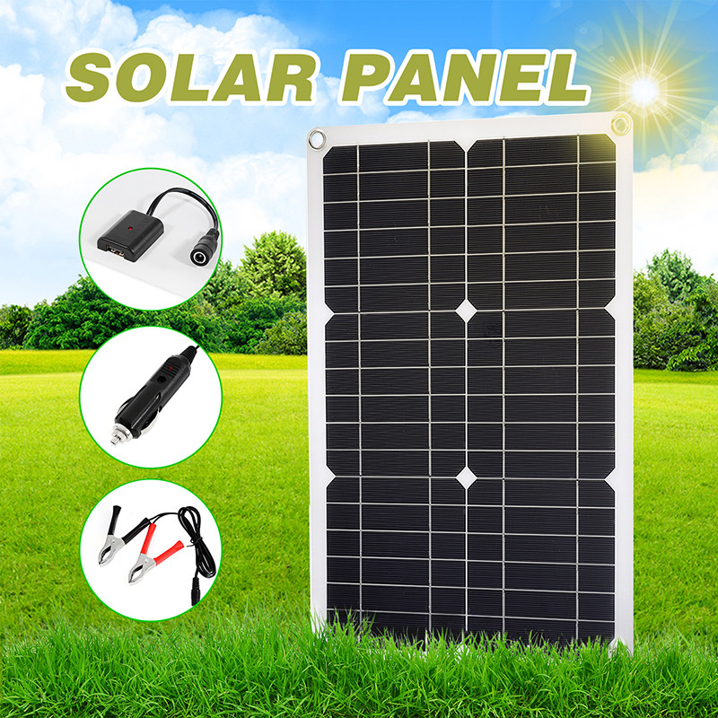 Jual Professional 200W 12V Solar Panel Kit Dual USB Port Off Grid ...
