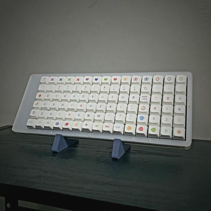 Jual Bin Full Ortho Mechanical Keyboard Hotswap Acrylic case vial ...