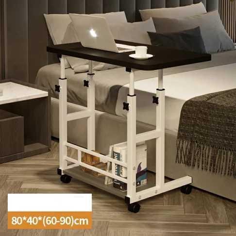 Jual Meja Laptop Lipat Roda Adjustable Meja Kerja Belajar Standing Desk ...