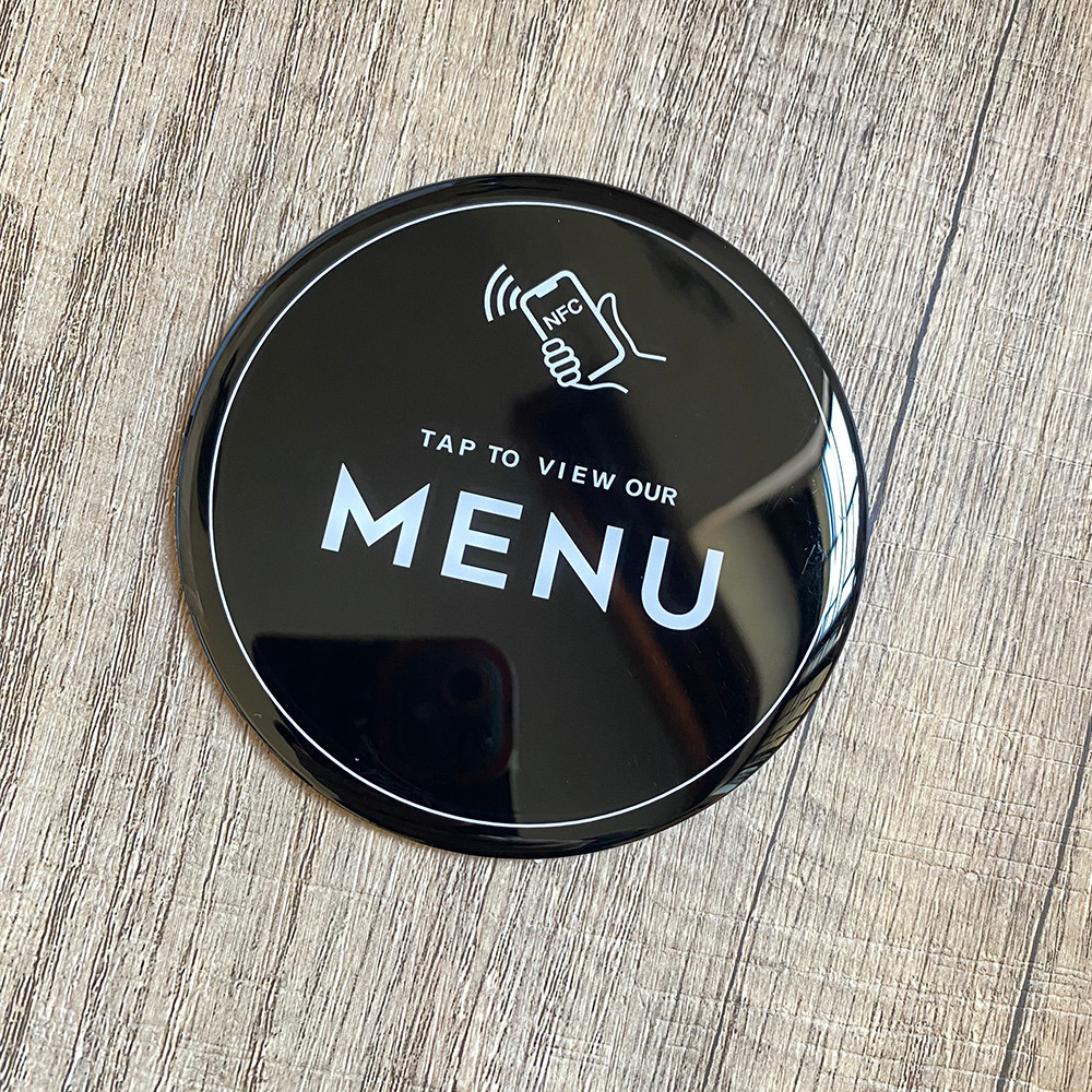 Jual NFC Menu Plate Sticker Redirect to your Order Menu Restaurant ...