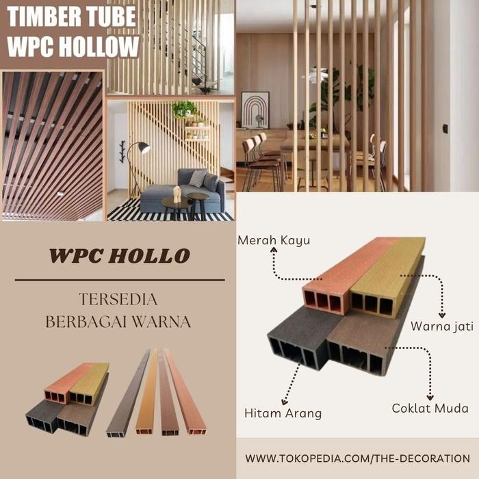 Jual Timber Tube Wpc Outdoor Wpc Hollow Outdoor Wpc Kisi Penyekat ...