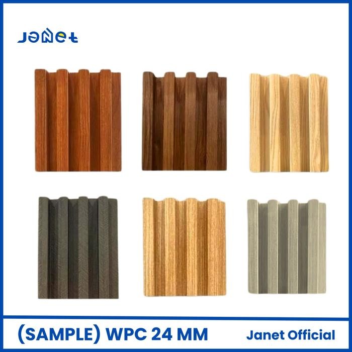 Jual Wpc Wall Panel Sample Produk Contoh Warna 10cm x 16cm Tebal 24mm ...