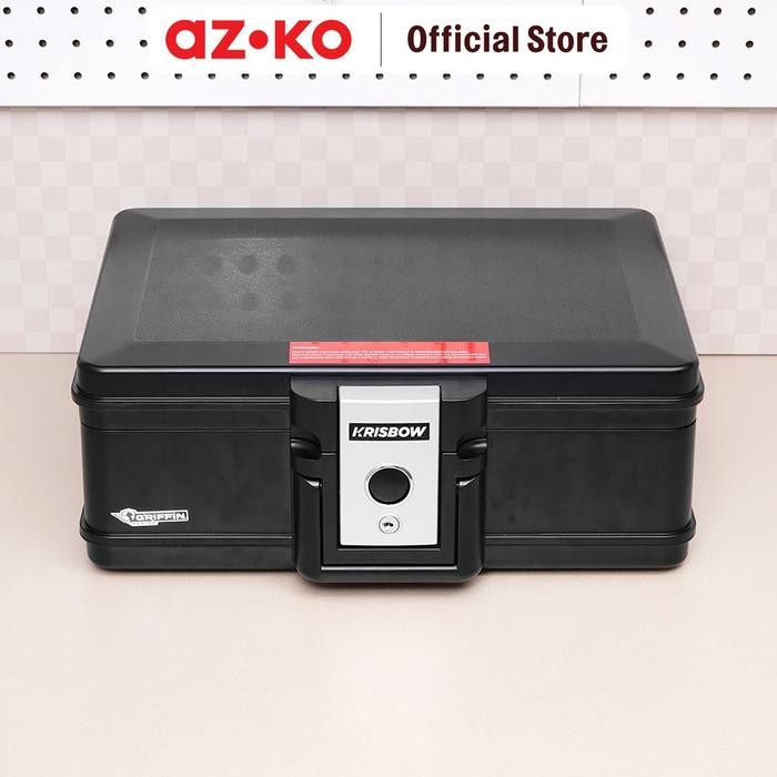 Jual Azko Krisbow Griffin Brankas Tahan Api Chest 2017 - Hitam Fire ...