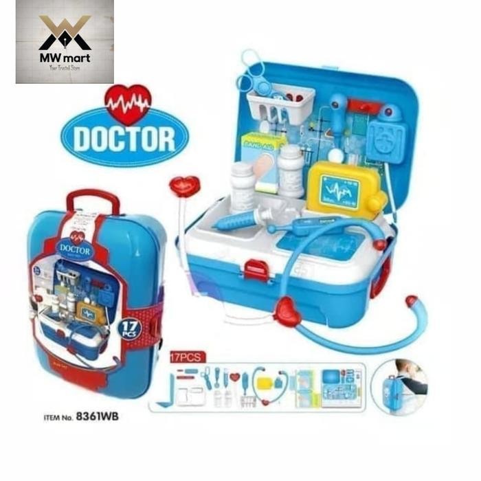 Jual Doctor Backpack Playset Mainan Edukasi Anak Koper Set Dokter ...