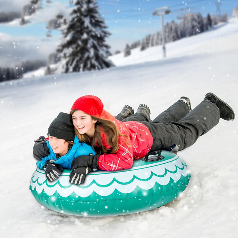 Jual Santa Inflatable Ski Ring Water Float Exhaust Universal Inflatable ...
