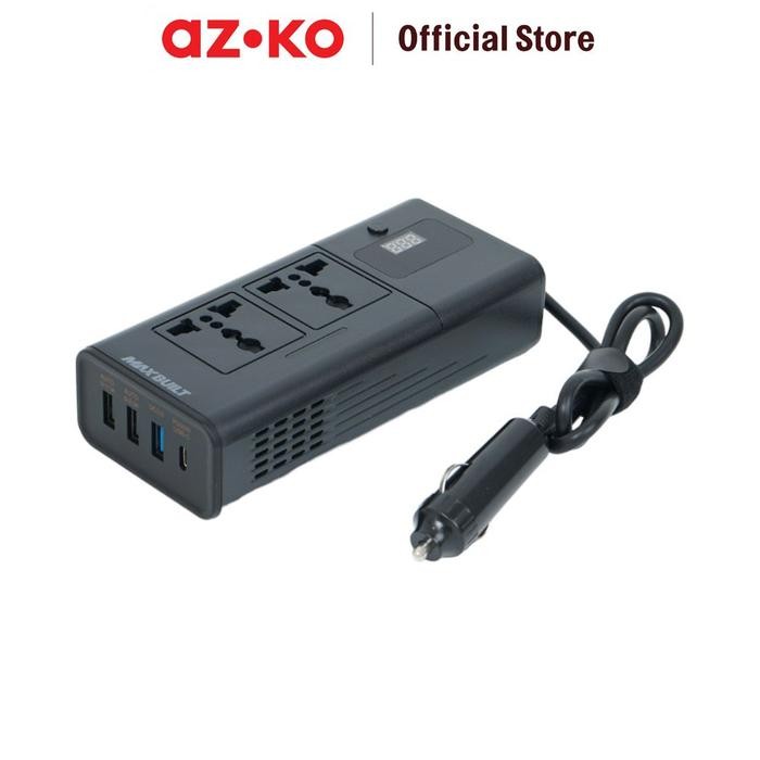 Jual AZKO Maxbuilt Stop Kontak Mobil Portabel Dengan Fast Charger Car ...