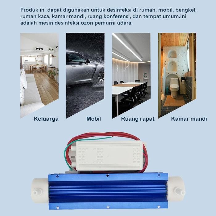Jual (Expert) 220V 10G Ozone Generator Tube Water Tabung Air Purifier ...