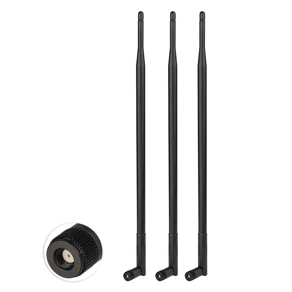 Jual Superbat 3pcs 12dbi 2.4GHz Omni-Directional Rubber Duck Aerial ...