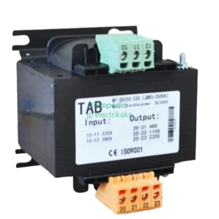 Jual Trafo Step Down 250Va Input 380V/220V Ac Multi Transformer Step ...