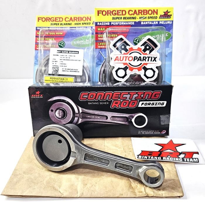 Jual Conrod Stang Seher Forged + Bearing Kruk As Brt Mx King Wr 155 R15 ...