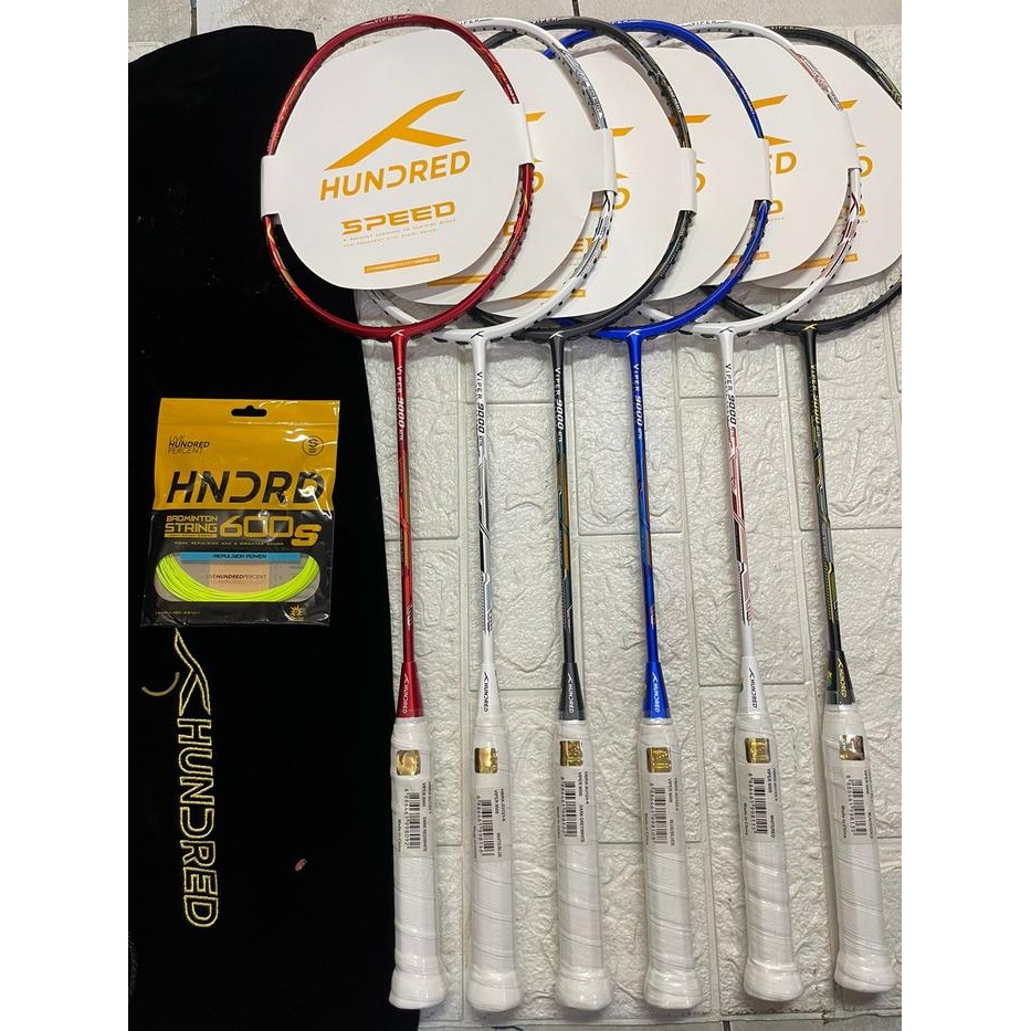 Jual Raket Badminton Hundred Viper 9000 Attack Attk Hndrd Original 100% ...