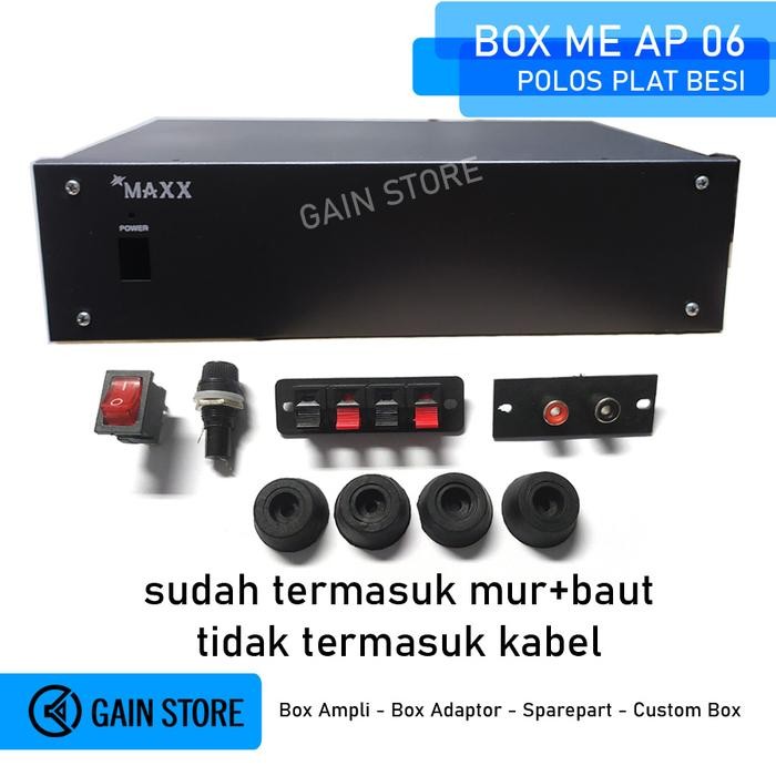 Jual BOX AMPLI AMPLIFIER ME AP 06 POLOS | Shopee Indonesia