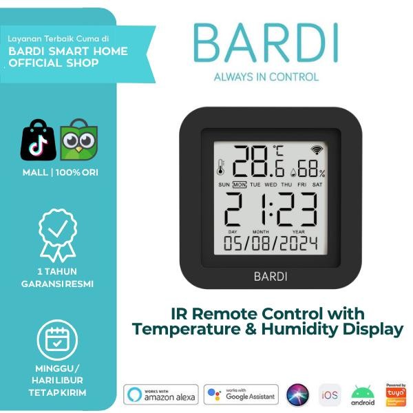 Jual BARDI SMART IR REMOTE CONTROL WITH TEMPERATURE & HUMIDITY DISPLAY ...