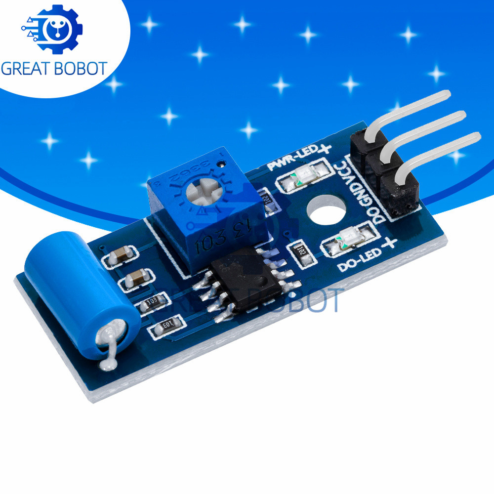 Jual IMPORT SW-420 NC VIBRATION SENSOR MODULE - INDUSTRIAL GRADE 3 ...