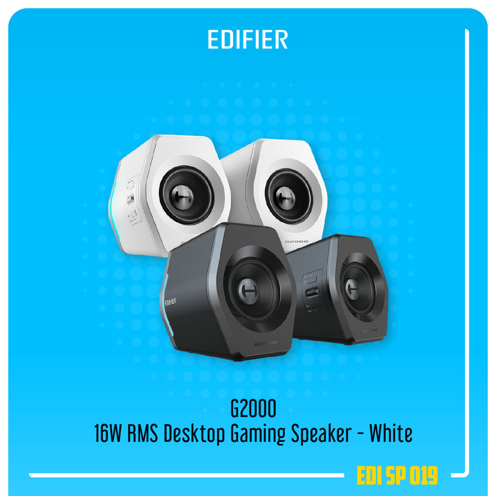 Jual Edifier G2000 16W RMS 12 Light Effects Desktop Gaming Speaker ...