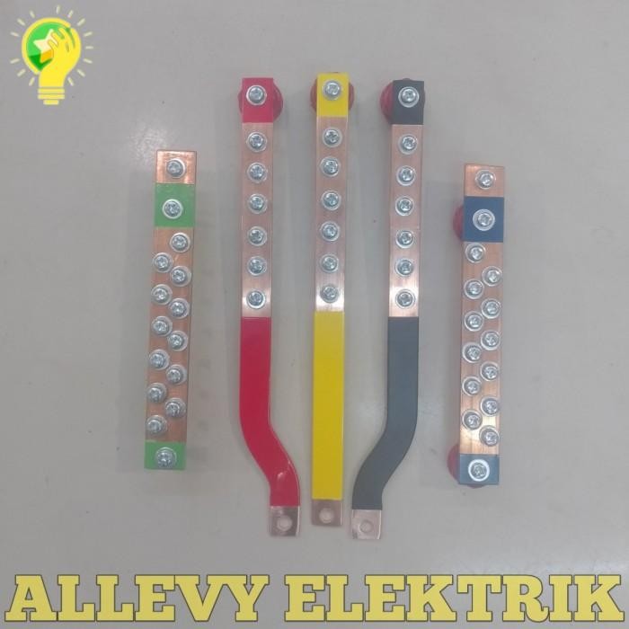 Jual New Stock Busbar Rstn+Ground 3X20 Untuk Mccb | Shopee Indonesia