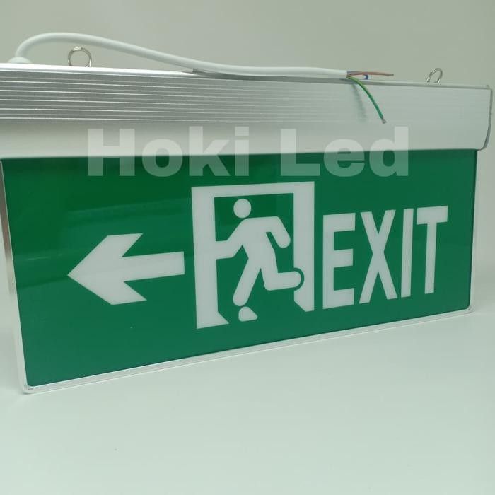 Jual TERSEDIA LAMPU EXIT LED ACRYLIC LAMPU DARURAT PETUNJUK EMERGENCY ...
