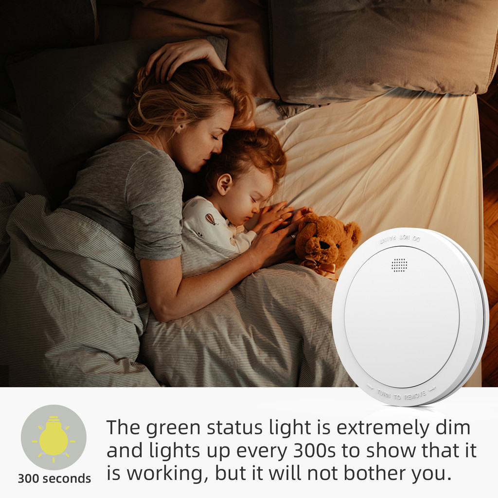 Jual Cpvan Wireless Interconnected Smoke Alarm Sensor Home Security ...