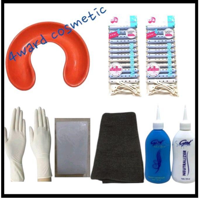 Jual 1 Set Lengkap Alat Keriting Rambut,Obat Keriting Good,Tatakan ...