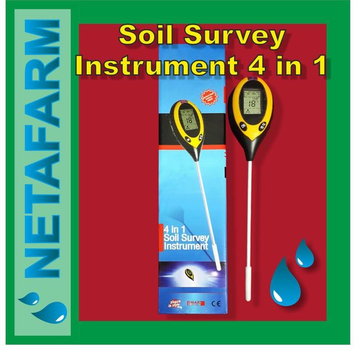 Jual Expert pH Meter Tanah Digital / 4 in 1 Soil Analyzer | Shopee ...
