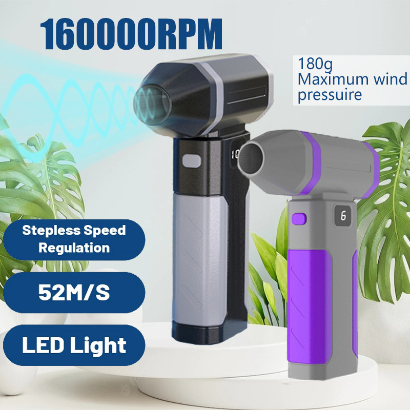 Powerful Compressed Air Duster, Cordless Handheld Electric Blower With 160,000 RPM Jet Air Flow For Keyboard Cleaning, Outdoor Use, Pet Grooming, Home Cleaning - View #5