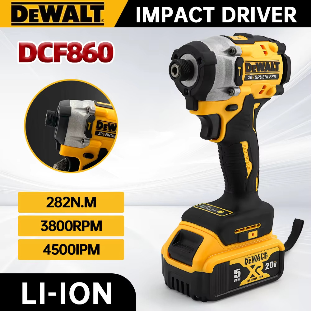 Jual DEWALT DCF860 Brushless Impact Drill Compact Driver 282N.m 20V ...