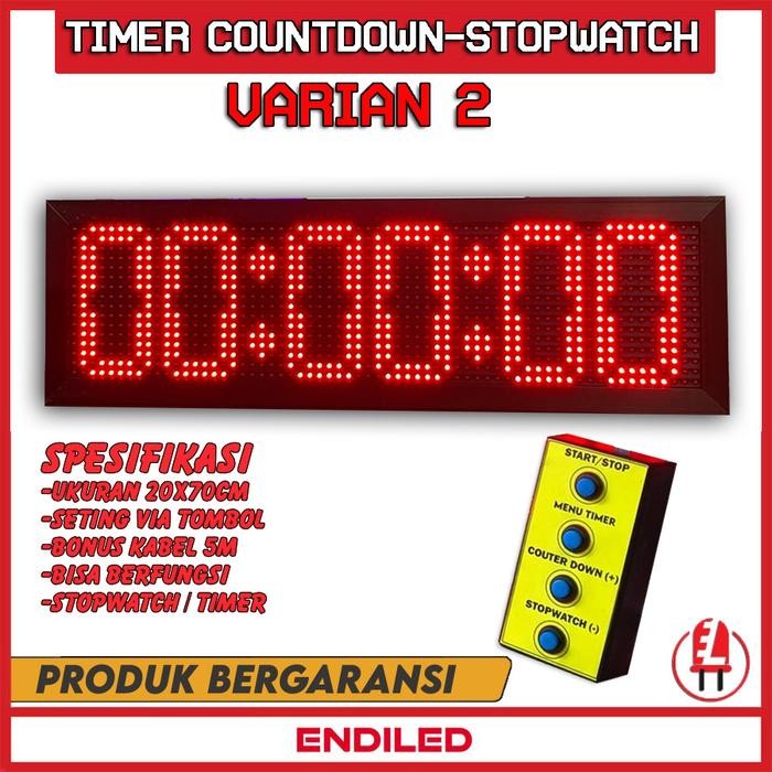 Jual Led Display Timer Countdown-Stopwatch | Shopee Indonesia