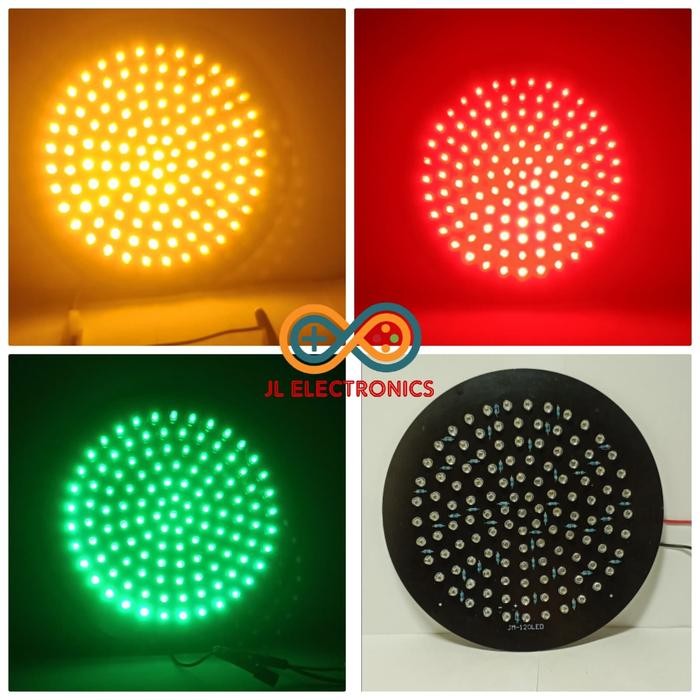 Jual MODUL LAMPU LED TRAFFIC LIGHT DIAMETER 20 CM MERAH KUNING HIJAU ...