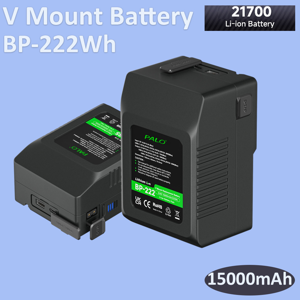 SZRMCC V Mount V-Lock Batterieplatte für DJI Ronin 4D-Kamera mit 6
