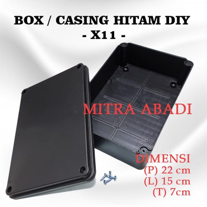 Jual Box Kotak Casing Plastik X11 For Komponen Diy Ukuran 530 X 240 X ...