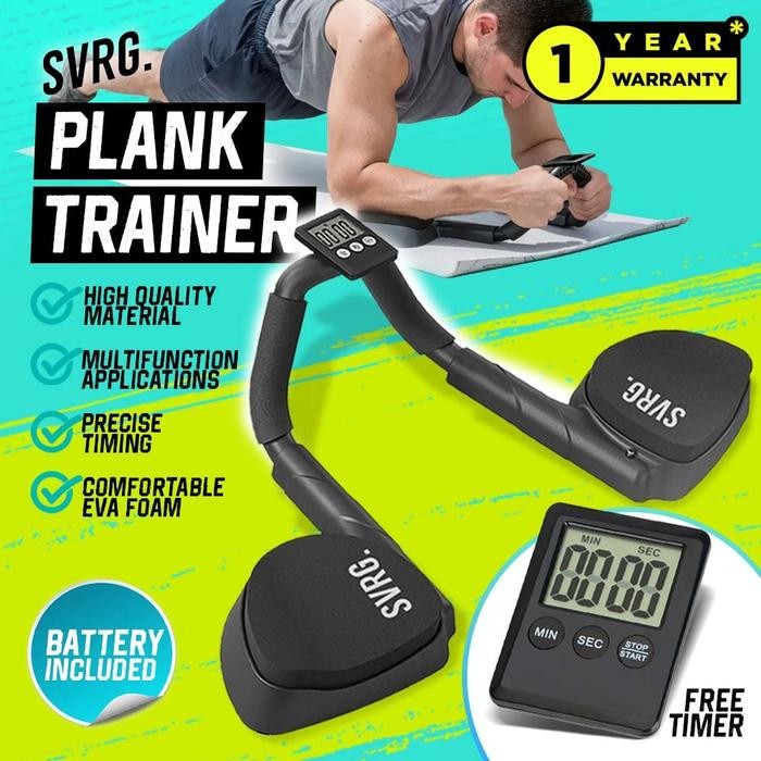 Jual Svrg Plank Support Plank Trainer With Timing Push Up Board