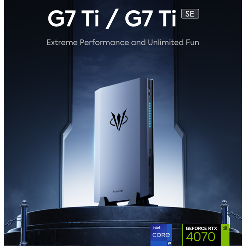 Jual AtomMan Gaming Mini PC G7 Ti Intel i9 14900HX NVIDIA RTX 4070 8G ...