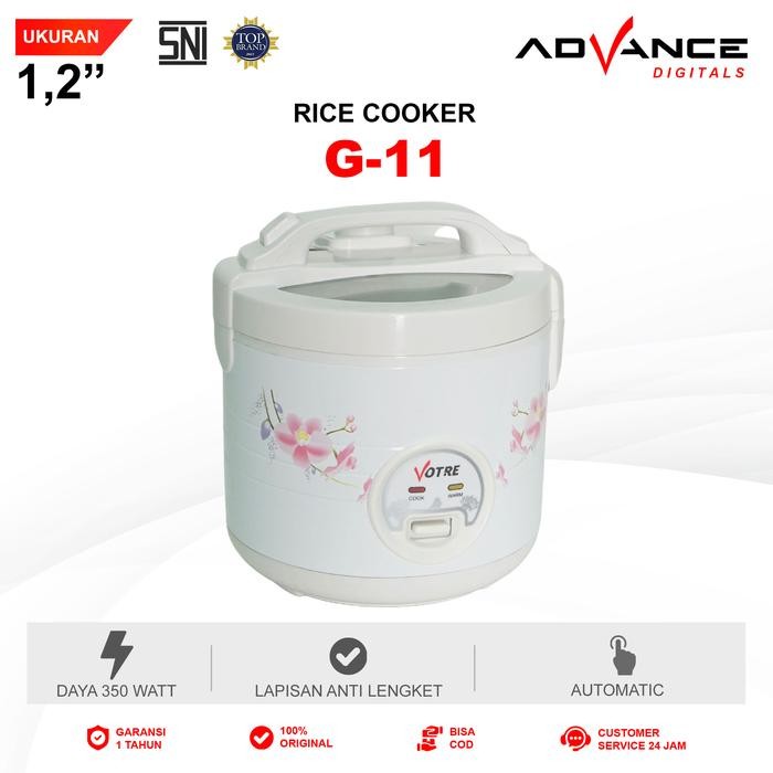 Jual CODAdvance Votre G-11 Rice Cooker Elektrik 1.2L 350 W Penanak Nasi ...