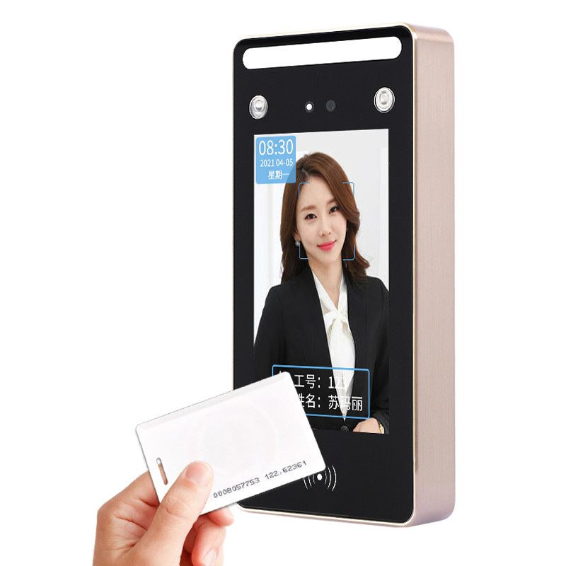 Jual 4.5-inch Dynamic Face Access Control Time and Attendance Machine ...