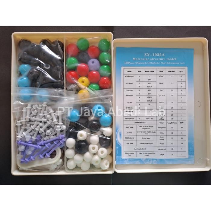 Jual Deluxe Model Molymod Polymod Alat Peraga Atom Kimia | Shopee Indonesia