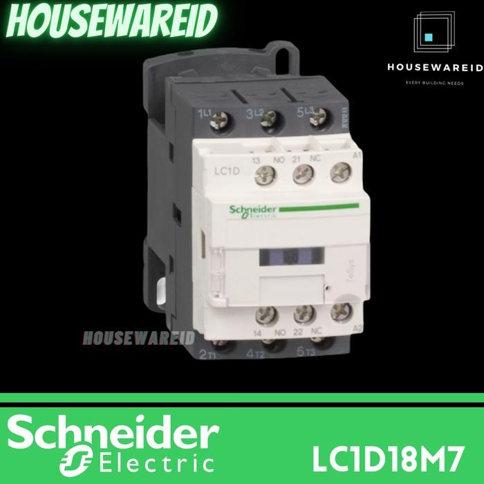 Jual Kontaktor Schneider LC1D18M7 220v Original contactor contaktor 3 ...