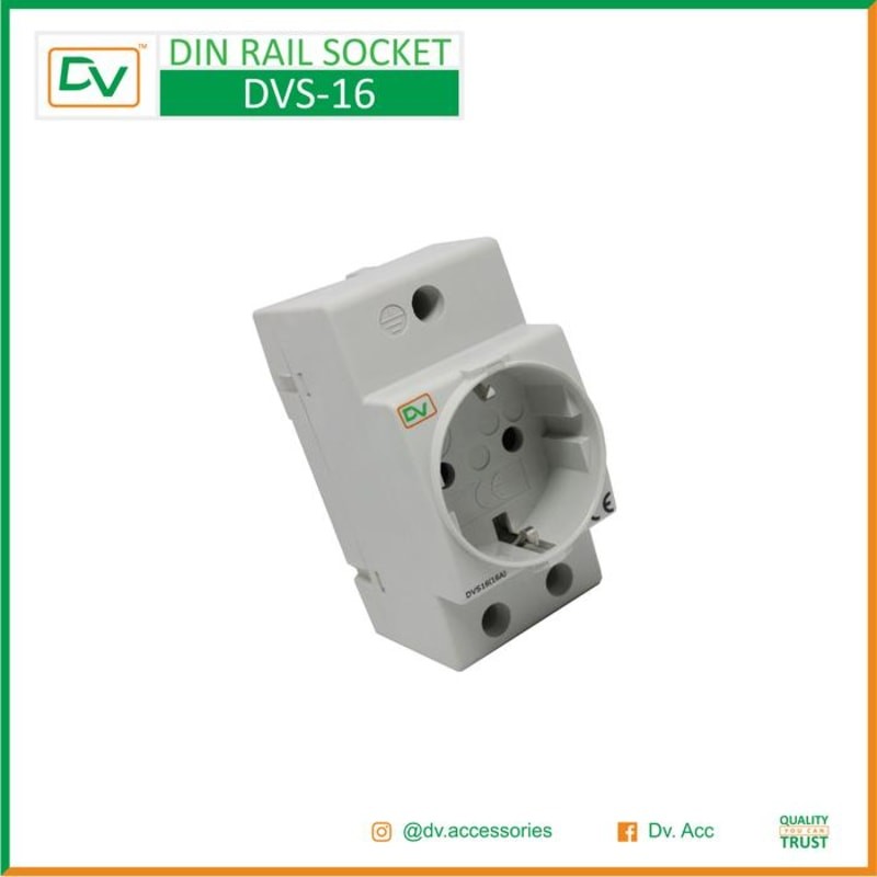 Jual PROMO DV DIN RAIL SOCKET / DVS16 | Shopee Indonesia