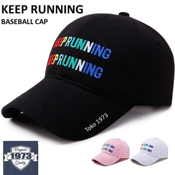 Jual Baseball cap : KEEP RUNNING - Topi Baseball Topi Sport Topi ...