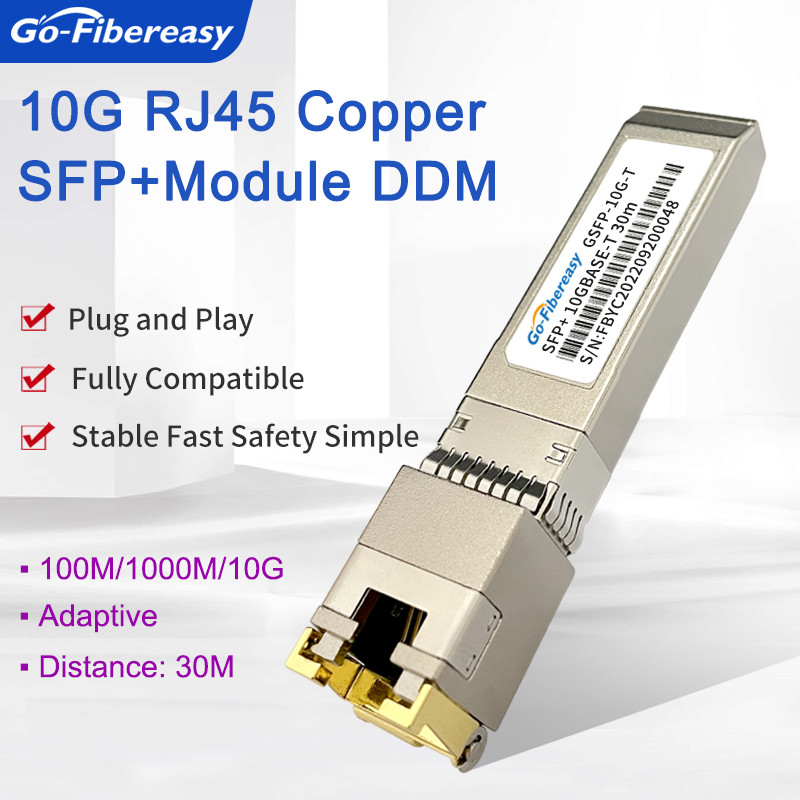 Jual 10Gb SFP to RJ45 Transceiver Module SFP-10G-T 10GBase-TX RJ45 ...