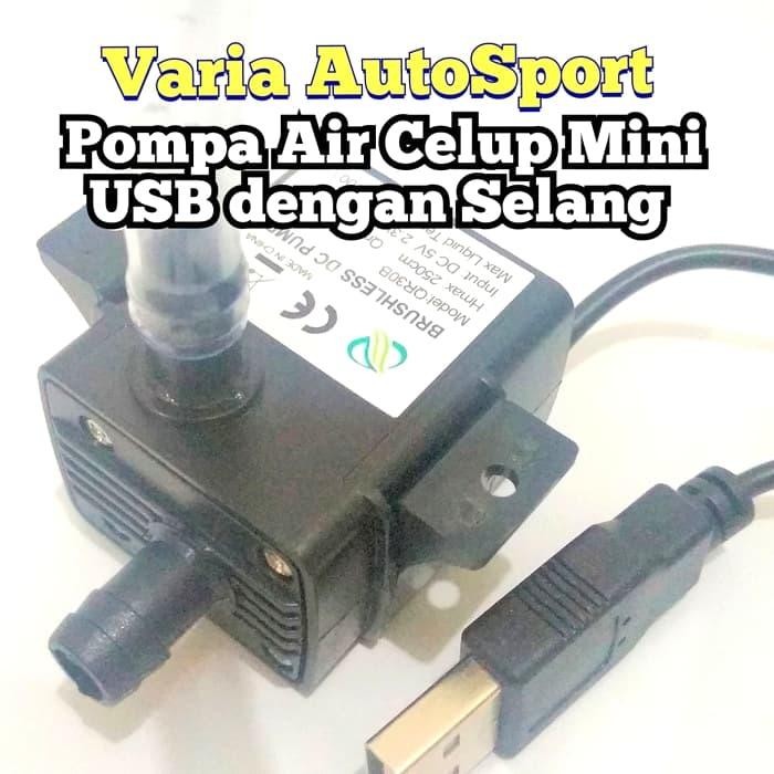 Jual Hygger Yamano - Pompa Aquarium Mini Usb M1 Selang 1 Meter Pompa ...