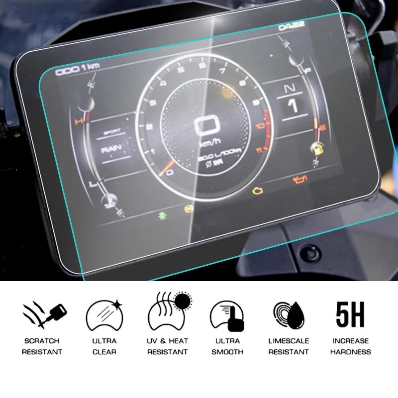 Jual For CFMOTO 800MT Scratch Cluster Screen Dashboard Protection ...