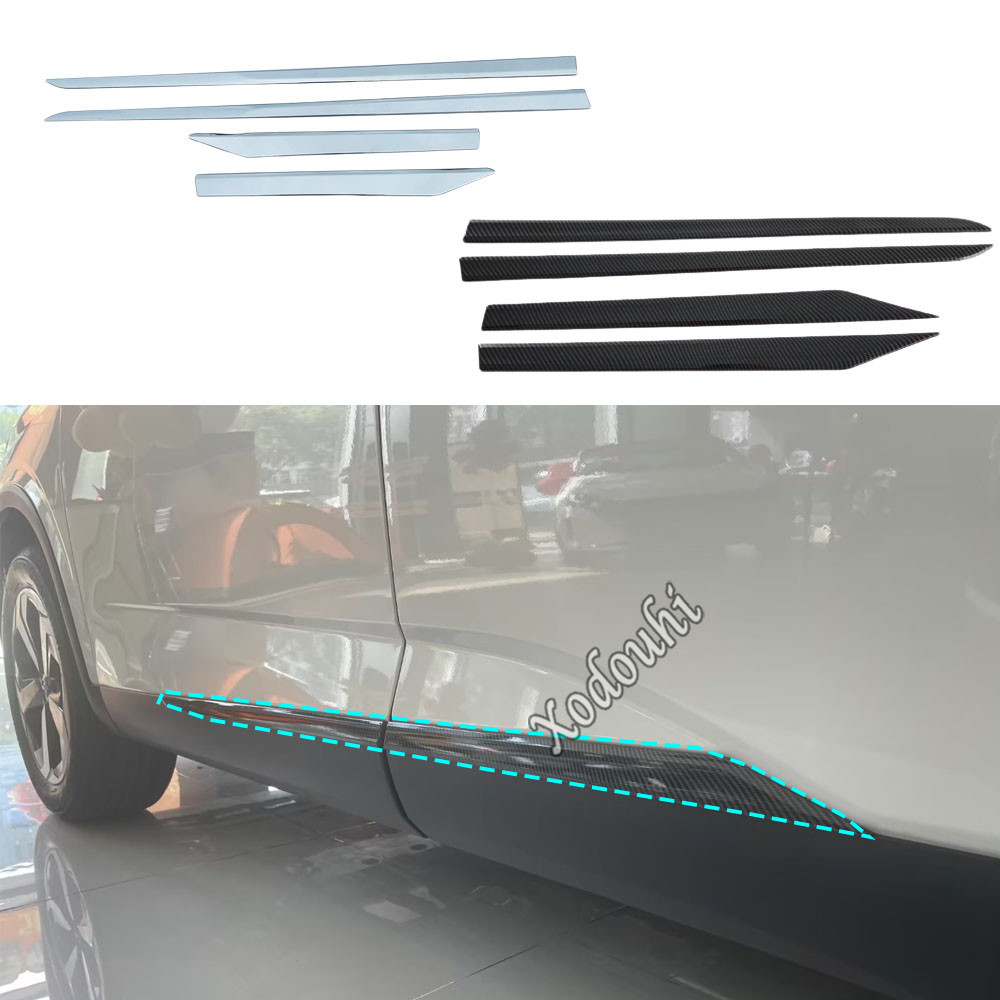 Jual ABS Car Side Door Body Molding Strip Trim Decoration Frame Cover 