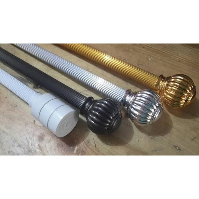 Jual PAKET BATANG REL PIPA GORDEN 1,5 METER/TIANG HORDENG/ROLET BESI ...