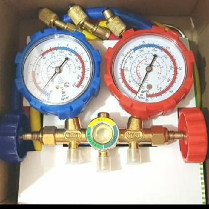 Jual double manifold R22 R32 R410 R134 / Double manifold | Shopee Indonesia