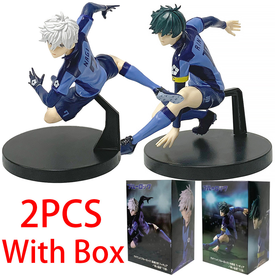 Jual 13Cm Anime Blue Lock Nagi Seishiro Rin Itoshi Cool Pose Design ...