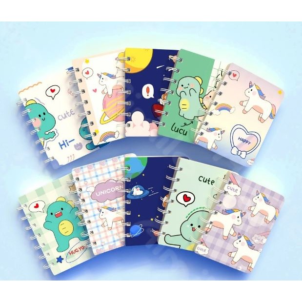 Jual Notebook Mini A7 - Buku Kecil Catatan - Scrapbook Mini - Buku ...