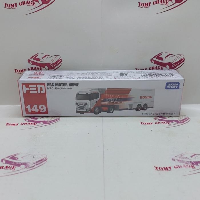 Jual TOMICA 149 HRC MOTOR HOME TRANSPORTER HONDA RACING CORPORATION ...