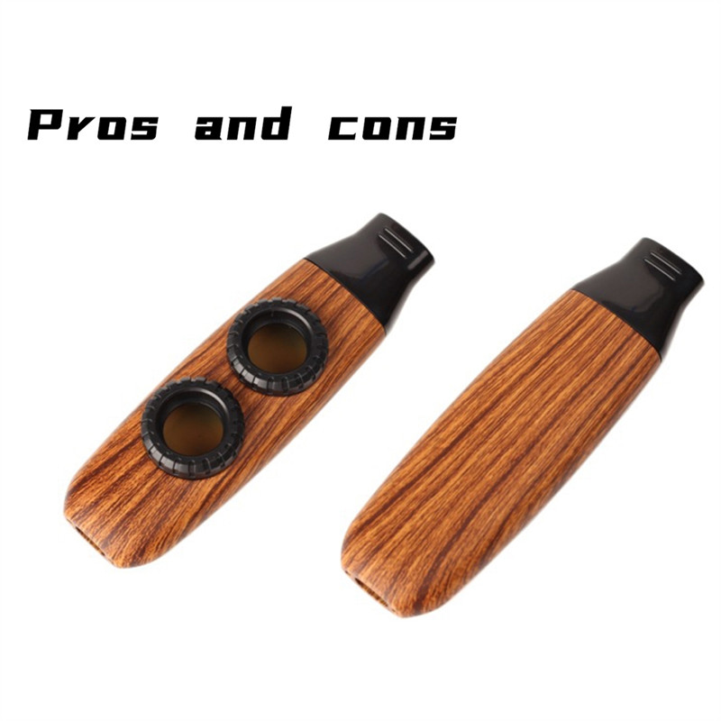 thumbnail image 2 of Vintage Wooden Kazoo Musical Instrument With Saxophone Like 2 of 10