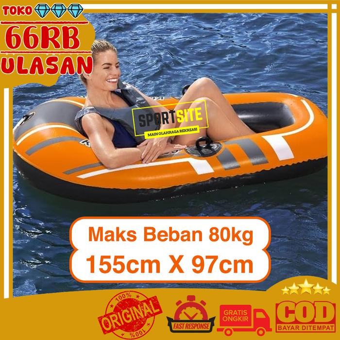 Jual Bestway Hydro Force Raft Orange. Perahu Karet Renang Anak | Shopee ...